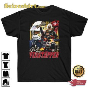 Vintage Bootleg Max Verstappen Rap T-Shirt Graphic