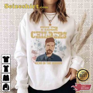 Vintage Tyler Childers Tour 2023 Send It The Hounds T-Shirt
