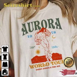 Daisy Jones The Six Aurora 1978 World Tour 2 Side Shirt