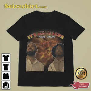 Vintage Drake And 21 Savage Graphic Tee Shirt Bootleg