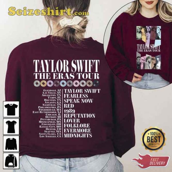 Taylor The Eras Tour 2023 Fearless Unisex Hoodie