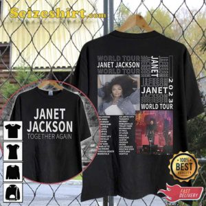 Vintage Janet Jackson Together Again Tour 2023 Unisex Shirt Gift For Fan