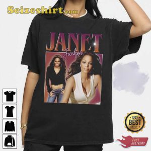 Vintage Janet Jackson Unisex Shirt Oversize Bootleg