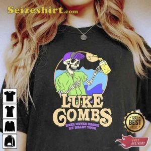 Luke Combs Beer Never Broke My Heart World Tour Shirt