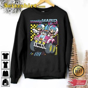 Vintage Mario Kart Nintendo Sweatshirt Cute Mario Tee 3