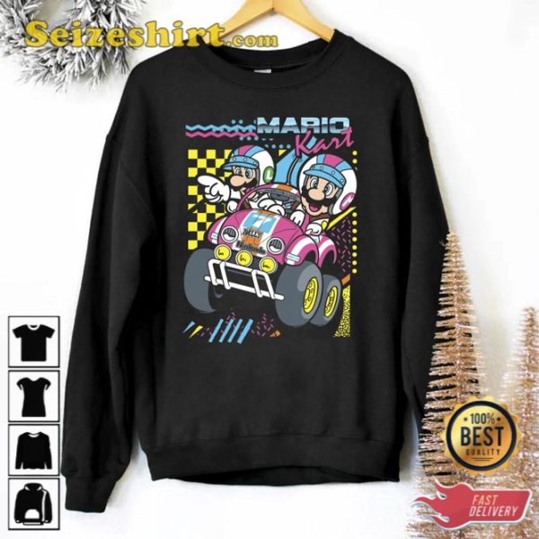 Vintage Mario Kart Nintendo Sweatshirt Cute Mario Tee