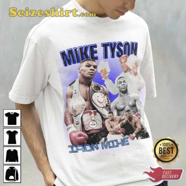 Mike Tyson Iron Mode Graphic Design T-Shirt Gift For Fans