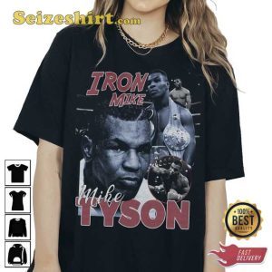 Vintage Mike Tyson Iron Punch Power Graphic T-shirt