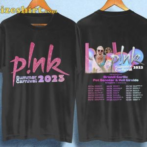 Vintage Pink Summer Carnival Tour 2023 Sweatshirt Graphic