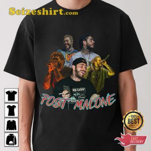 Vintage Post Malone Bootleg Graphic Unisex Tee Shirt