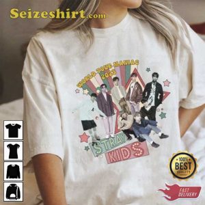 Kpop Stray Kids Word Tour Maniac 2023 Unisex T-Shirt