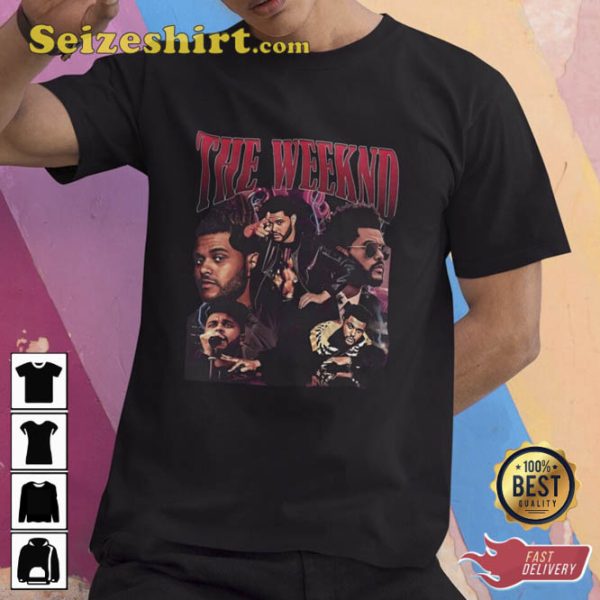 Vintage Retro The Weeknd Tour Graphic Unisex Shirt