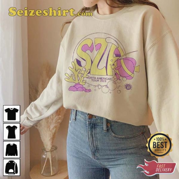 Vintage SZA SOS North American Est 2023 Unisex Sweatshirt