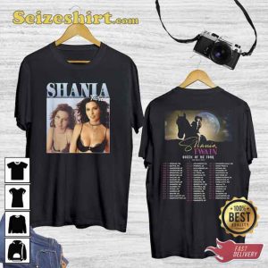 Vintage Shania Twain Queen Of Me 2023 Tour With Special Guest Breland Shirt