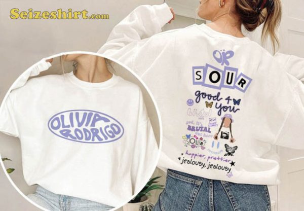 Vintage Sour Album Olivia Rodrigo Shirt Unisex