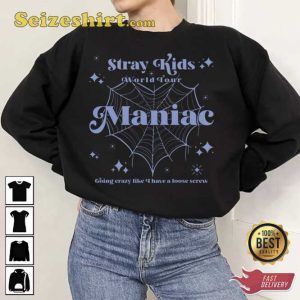Vintage Stray Kids World Tour Maniac Sweatshirt