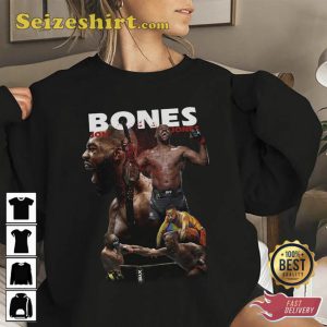 Vintage Style Jon Jones Boxing Graphic Tee Shirt