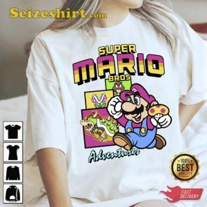 Vintage Super Mario Bros Adventures Nintendo Sweatshirt 1