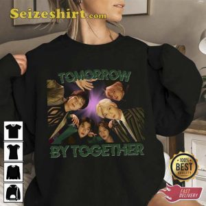 Vintage Tomorrow X Together TXT Kpop Fan Gift Music Tour T-Shirt