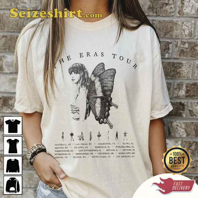 Vintage Y2k Taylor The Eras Tour Comfort Colors Shirt