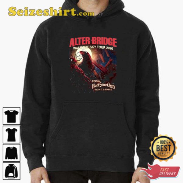 Walk The Sky Tour Alter Bridge Black Stone Cherry Saint Asonia T-Shirt