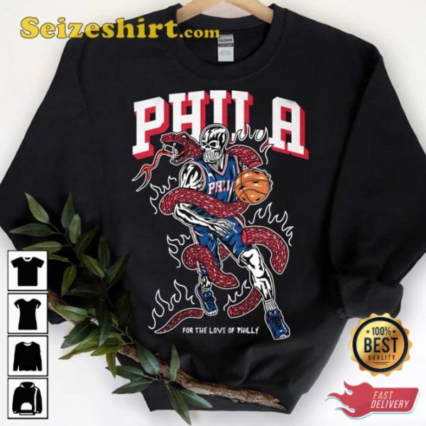 Warren Lotas For The Love of Philadelphia 76ers Basketball Shirt