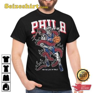 Warren Lotas For The Love of Philadelphia 76ers Basketball Shirt3