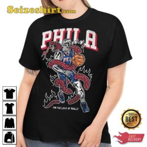 Warren Lotas For The Love of Philadelphia 76ers Basketball Shirt4