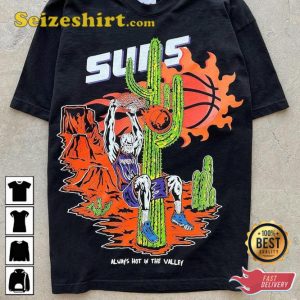 Warren Lotas NBA Devin Booker Always Hot in The Valley Phoenix Suns T-shirt