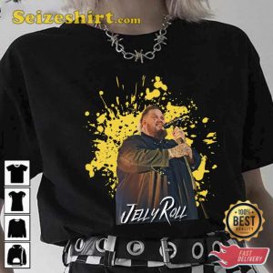 Watercolor Design Jelly Roll Unisex T-Shirt Gift For Fan
