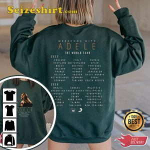 Weekends With Adele The World Tour 2023-2024 Music Concert Shirt