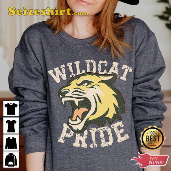 Wildcats Pride Spirit Sweater Football School Spirit Unisex T-Shirt