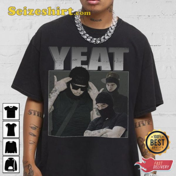 Yeat Streetwear Hip Hop 90s Shirt Gift For Fan