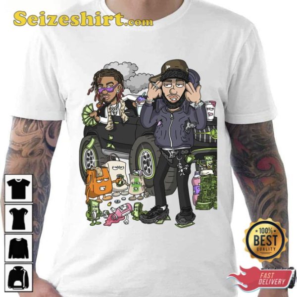 Yeat and Septembersrich Photographic Hip Hop Rap Art Unisex T-Shirt