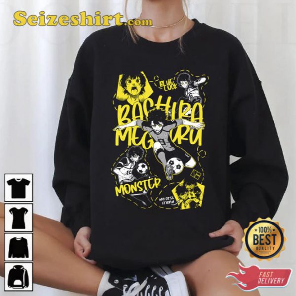 Yellow Design Bachira Meguru Blue Lock Unisex Sweatshirt