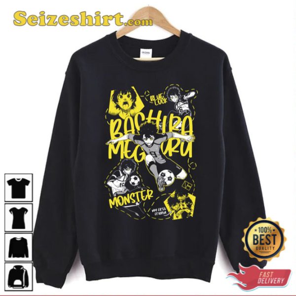 Yellow Design Bachira Meguru Blue Lock Unisex Sweatshirt