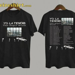 Yo La Tengo This Stupid World US Tour 2023 Tee Shirt