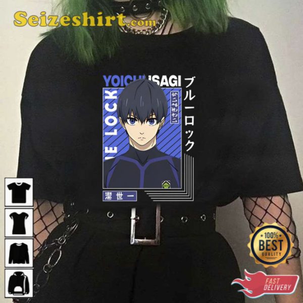 Yoichi Isagi Fairly Tall Teenager Blue Lock Unisex T-Shirt Gift For Fan