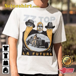ZZ Top La Futura Billy Gibbons Frank Beard Dusty Hill Fan Gift Vintage T-shirt