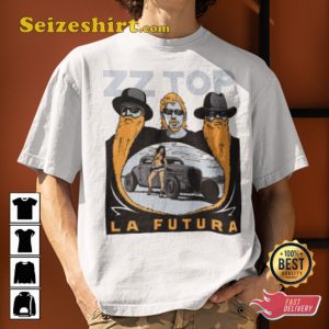 ZZ Top La Futura Billy Gibbons Frank Beard Dusty Hill Fan Gift Vintage T-shirt