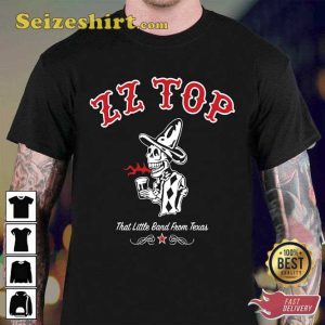 ZZ Top The Little Band From Texas Skull Rock 70s Unisex T-Shirt
