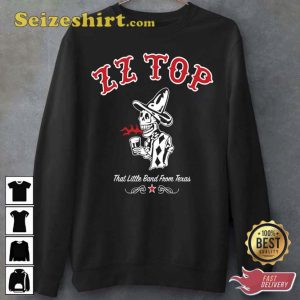 ZZ Top The Little Band From Texas Skull Rock 70s Unisex T-Shirt
