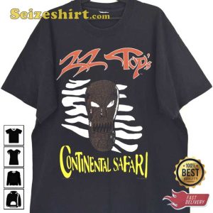 ZZ Top American Music Award Continental Safari 1996 Tour T-Shirt