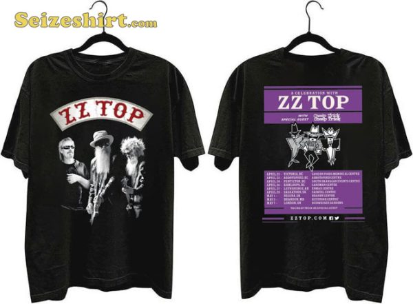ZZ Top With Special Guest Cheap Trick 2023 Tour T-Shirt