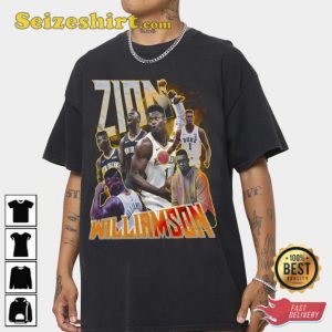 Zion Williamson Vintage Basketball T-Shirt Gift For Fan 1