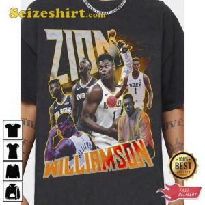Zion Williamson Vintage Basketball T-Shirt Gift For Fan 2