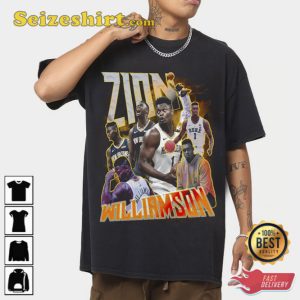 Zion Williamson Vintage Basketball T-Shirt Gift For Fan 3