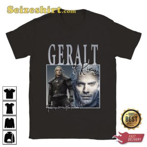the witcher Geralt of rivia tv homage Unisex T-Shirt1