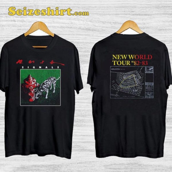 1982 Rush Signals New World Tour 82 83 Rush Shirt