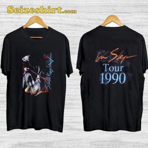 1990 Stevie Ray Vaughan In Step Tour Vintage Inspired Shirt